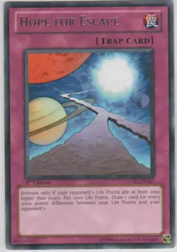 1x (P) Hope for Escape - STOR-EN063 - Rare - Unlimited Edition YuGiOh - Image 1
