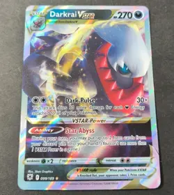 Pokemon Astral Radiance Darkrai VSTAR Ultra Rare Card 099/189 NM - Image 1