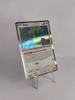 Pokemon TCG - Ditto Holo 132/165 - Scarlet & Violet 151 - Holo Rare Card - NM - Image 2