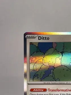 Pokemon TCG - Ditto Holo 132/165 - Scarlet & Violet 151 - Holo Rare Card - NM - Image 4