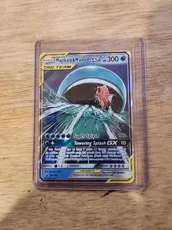 Pokemon Magikarp and Wailord Tag Team GX Promo Card Sun and Moon SM166 - Image 1