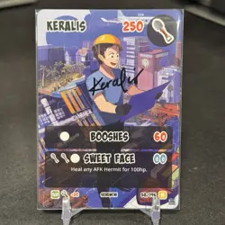 Hermitcraft TCG Series 2 Alter Ego Signed Keralis Full Art Card - Image 1