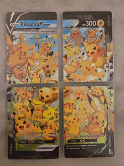 Pikachu V-Union [Set of 4] SWSH: Sword & Shield Promo Cards Holo - Image 1