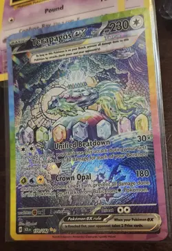 Terapagos EX 170/142 Stellar Crown Special Illustration Rare NM/M Pokemon Card - Image 1