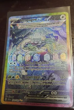 Terapagos EX 170/142 Stellar Crown Special Illustration Rare NM/M Pokemon Card - Image 2