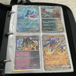 78 Cards Pokemon Binder Collection Holo Full Art EX GX V VMAX MINT NM TCG Cards - Image 1