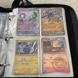 78 Cards Pokemon Binder Collection Holo Full Art EX GX V VMAX MINT NM TCG Cards - Image 3