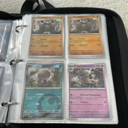 78 Cards Pokemon Binder Collection Holo Full Art EX GX V VMAX MINT NM TCG Cards - Image 5