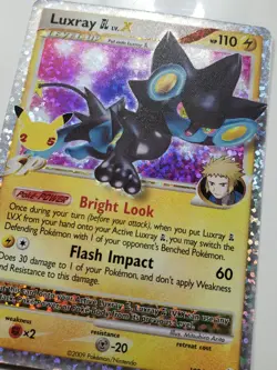 HOLO Luxray 109/111 NM / M - Pokemon 25th Celebrations Secret Rare Classic Card - Image 2