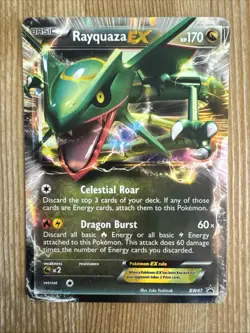 Rayquaza EX - BW47 - Pokemon Black & White Promo Ultra Rare Card DMG - Image 1