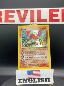 Ho-Oh #7/64 Pokemon Neo Revelation Unlimited 2000 Holo Foil Rare Card - HP - Image 1