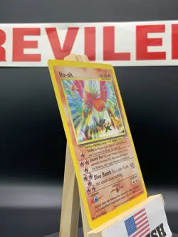 Ho-Oh #7/64 Pokemon Neo Revelation Unlimited 2000 Holo Foil Rare Card - HP - Image 3