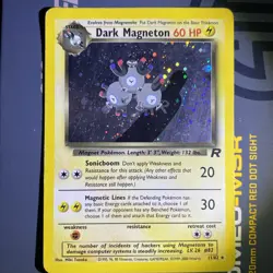 Pokemon Dark Magneton TCG Holo Rare Card 11/82 Unlimited Team Rocket - Image 2