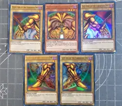 Yu-Gi-Oh! Exodia Set 5-Card Complete Ultra Rare 1st Edition YGLD-ENA17-21 - Image 1