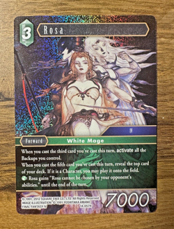 Final Fantasy TCG Opus 14 XIV - Rosa 14-057H *FOIL* Trading Card Hero Amano - Image 1