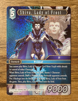Final Fantasy Opus 14 XIV Shiva Lady Frost 14-036L *FOIL* Legend Trading Card - Image 1