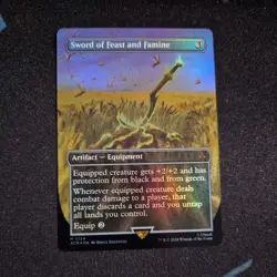 Sword of Feast and Famine MTG Assassin’s Creed Borderless Mythic 0124 - Image 1