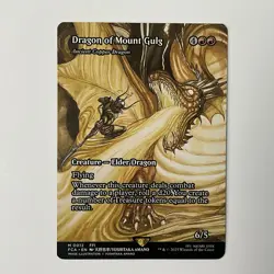 MTG Dragon Of Mount Gulg (012) *Non-Foil* Showcase Final Fantasy MT/NM Amano Art - Image 1