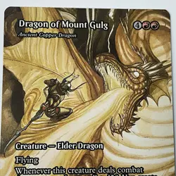 MTG Dragon Of Mount Gulg (012) *Non-Foil* Showcase Final Fantasy MT/NM Amano Art - Image 2