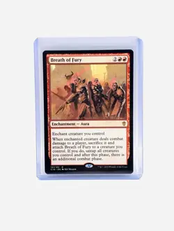 Magic The Gathering, Breath of Fury, Commander 2016, Regular MT/NM - Image 1