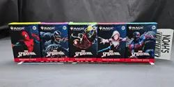 SDCC 2025 Magic The Gathering x Marvel Spider-Man Complete 5 Deck Set w/ Playmat - Image 2