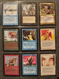 Magic the gathering vintage lot including beta, the dark, antiquities and more - Image 1