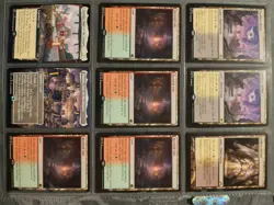 Magic the gathering land lot including Shock, Pain , Fetch lands and more - Image 2