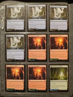 Magic the gathering land lot including Shock, Pain , Fetch lands and more - Image 4