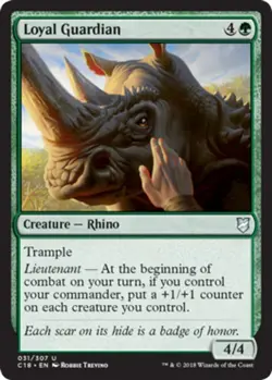 1x Loyal Guardian NM-Mint, English Commander 2018 MTG Magic - Image 1