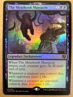 MTG 1x FOIL The Meathook Massacre 122 Innistrad Remastered Magic Gathering x1 NM - Image 1