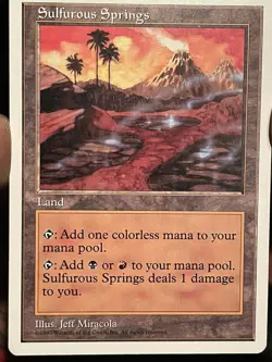 🔥 1997 Magic: The Gathering “Sulfurous Springs” - Image 1