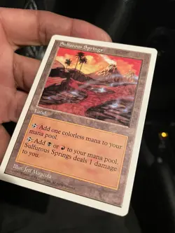 🔥 1997 Magic: The Gathering “Sulfurous Springs” - Image 2