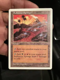 🔥 1997 Magic: The Gathering “Sulfurous Springs” - Image 4