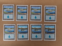 Island x8 Portal Three Kingdoms English NM Magic The Gathering MTG - Image 1