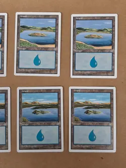 Island x8 Portal Three Kingdoms English NM Magic The Gathering MTG - Image 3