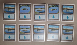 Island x 10 Portal Three Kingdoms English MTG Magic The Gathering NM - Image 1