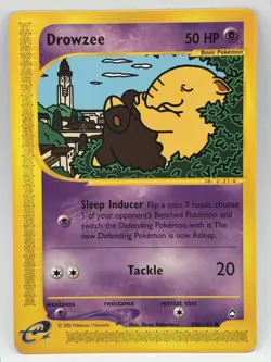 Pokemon TCG Drowzee Aquapolis Set Common Regular 74b/147 NM - Image 1
