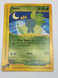 Oddish 97/147 Pokemon TCG Aquapolis Set Regular Common LP - Image 2