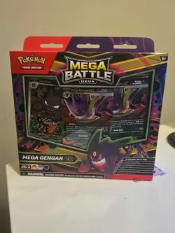 NEW Factory Sealed 2025 Pokemon Mega Battle Deck Mega Gengar ex -English -TCG - Image 1