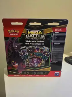 NEW Factory Sealed 2025 Pokemon Mega Battle Deck Mega Gengar ex -English -TCG - Image 2