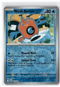 2025 Scarlet & Violet Series - Destined Rivals Wash Rotom #61 Common Reverse - Image 1