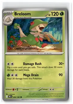 2025 Scarlet & Violet Series - Destined Rivals Breloom #6 Common - Image 1