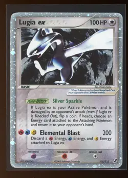 2005 Pokemon EX Unseen Forces Lugia EX Holo Foil Rare 105/115 - Image 1