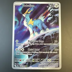 Pokemon 2025 Black Bolt Cobalion 144/086 Illustration Rare - Image 1