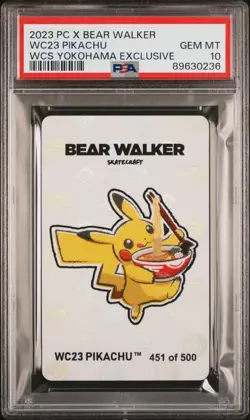POP 47 - PSA 10 POKEMON BEAR WALKER PIKACHU HOLO /500 YOKOHAMA WC 2023 - Image 1