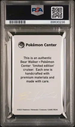 POP 47 - PSA 10 POKEMON BEAR WALKER PIKACHU HOLO /500 YOKOHAMA WC 2023 - Image 2