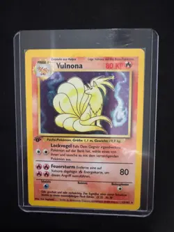 Vulnona Ninetales Pokemon 1st Edition German Holo Rare! 12/102 NM/M - Image 1