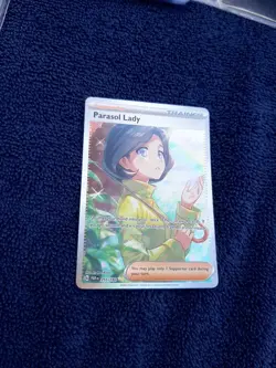 Parasol Lady 255/182 SV04: Paradox Rift Holo Pokemon - Image 1