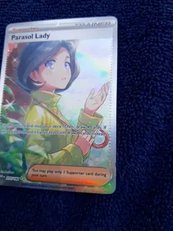 Parasol Lady 255/182 SV04: Paradox Rift Holo Pokemon - Image 3