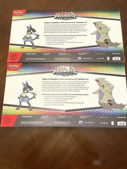 (Lot of 2) Pokemon Lucario Tyranitar Ex Premium Collection Prismatic Box Sealed - Image 4